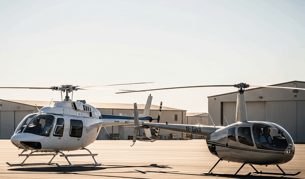 Bell 407 vs Robinson R66 Which One Makes Sense