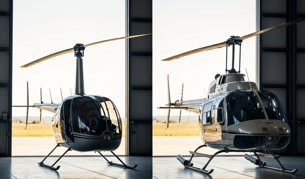 Robinson R44 vs Bell 206 JetRanger Operating Costs
