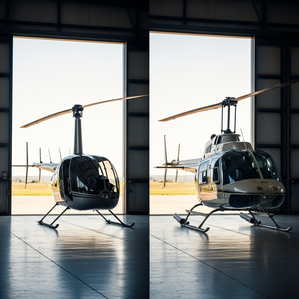 Robinson R44 vs Bell 206 JetRanger Operating Costs