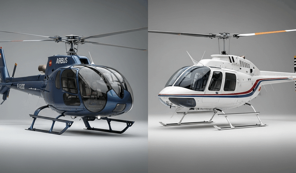 Professional photograph related to: Airbus H125 vs Bell 505 — Which Light Turbine Helicopter Wins?. 