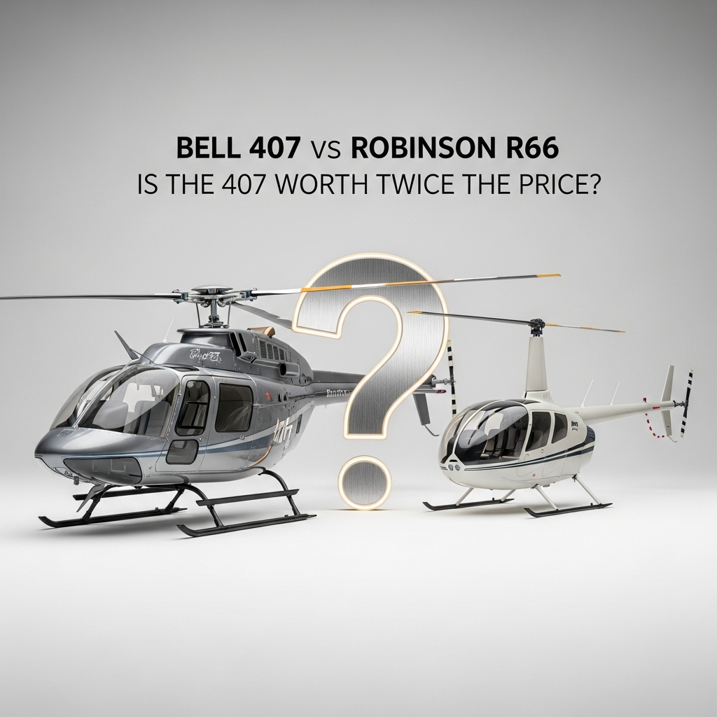 Bell 407 vs Robinson R66 — Is the 407 Worth Twice the Price?